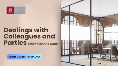 Dealings with Colleagues and Parties other than the Court